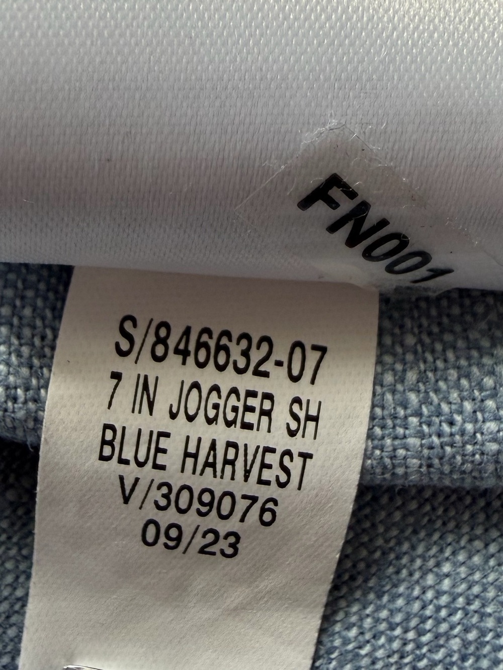 Old Navy Men’s Light Blue Linen-Blend Jogger Shorts - L - Picture 9 of 13